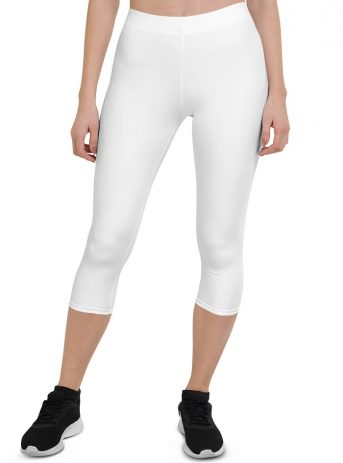 All-Over Print Capri Leggings -  - Shujaa Designs