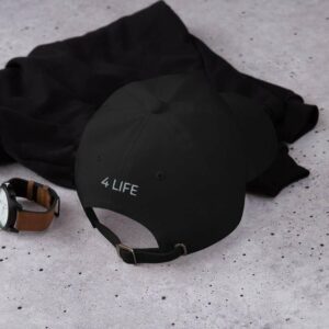 Bass Clef Dad hat (personalizable) - classic dad hat black back b b b - Shujaa Designs