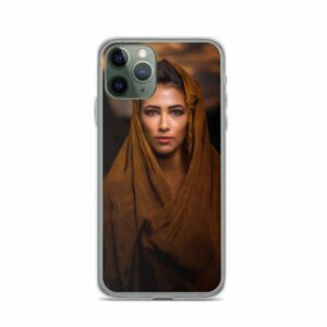 Woman in Red Scarf iPhone Case - iphone case iphone pro case on phone f ce - Shujaa Designs