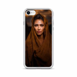 Woman in Red Scarf iPhone Case - iphone case iphone case on phone f cd - Shujaa Designs