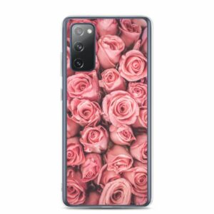 Pink Roses Samsung Case - samsung case samsung galaxy s fe case on phone e dc - Shujaa Designs