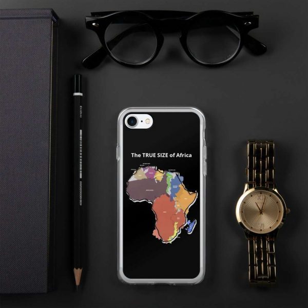 The TRUE SIZE of Africa iPhone Case - iphone case iphone lifestyle c - Shujaa Designs
