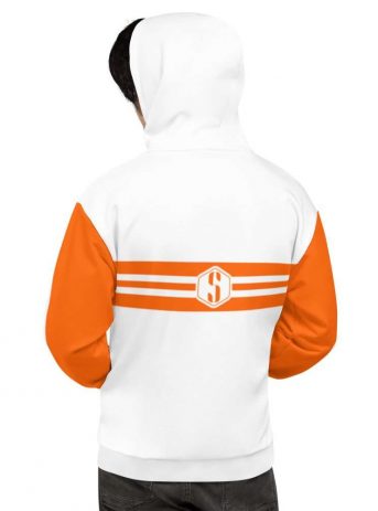 Discipline Unisex Hoodie - all over print unisex hoodie white back be b b - Shujaa Designs