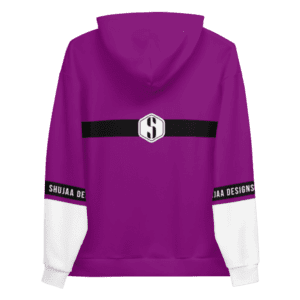 Karma Unisex Tracksuit - all over print unisex hoodie white back fc fe - Shujaa Designs