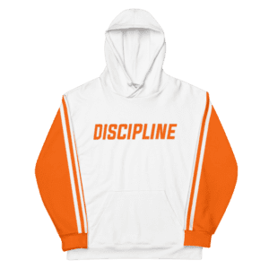 Discipline Unisex Tracksuit - all over print unisex hoodie white front fd eb - Shujaa Designs