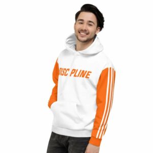 Discipline Unisex Hoodie - all over print unisex hoodie white left be b c - Shujaa Designs
