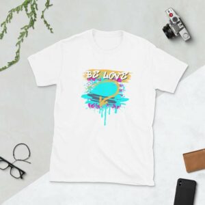 Be Love Unisex T-Shirt - unisex basic softstyle t shirt white front a a d - Shujaa Designs