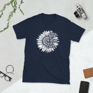 Best Mom Ever – Mom Design Short-Sleeve Unisex T-Shirt - unisex basic softstyle t shirt navy front b b e - Shujaa Designs