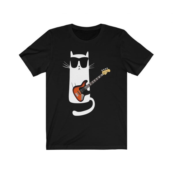 Bass Cat Unisex Jersey Short Sleeve Tee -  - Shujaa Designs
