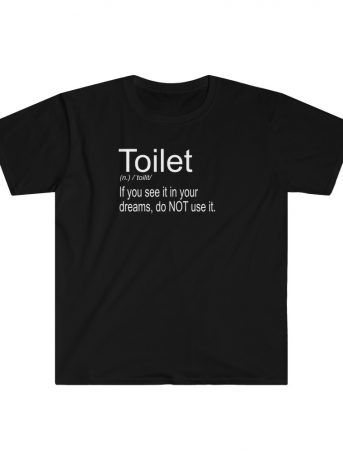 Toilet Definition Unisex Softstyle T-Shirt -  - Shujaa Designs