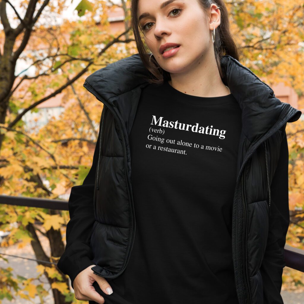 Masturdating Unisex Long Sleeve Tee