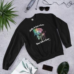 Private: Better To Lose A Lover Than To Love A Loser Unisex Sweatshirt - unisex crew neck sweatshirt black front dfb c - Shujaa Designs